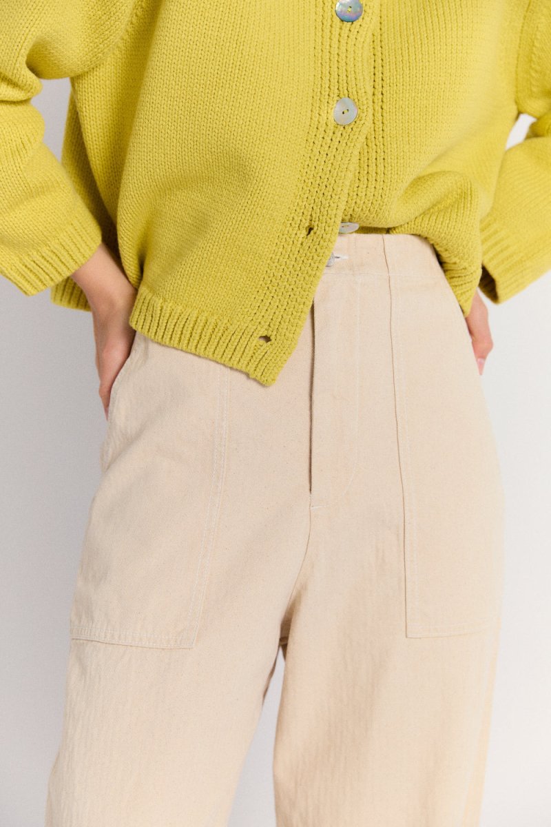 Shiloh Cotton Cardigan in Lemon - Soochie - Nikki Chasin