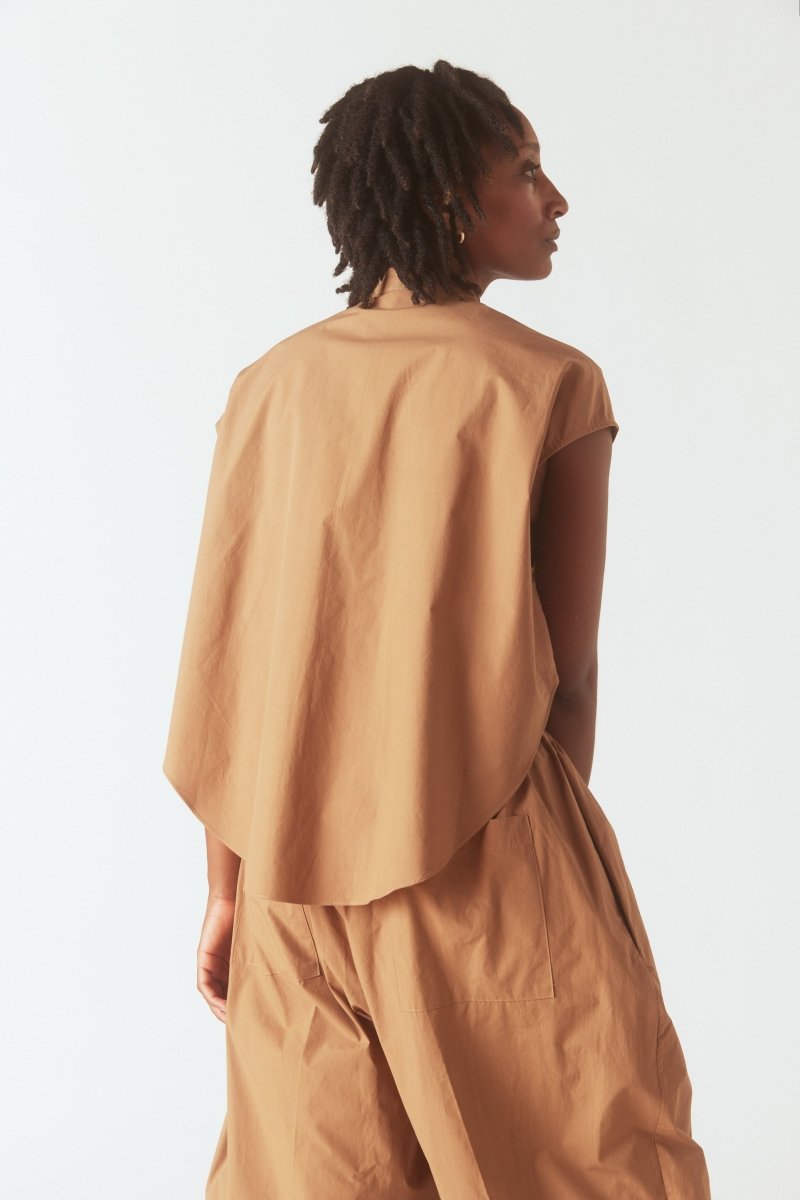 Short Sleeve Button Up in Sierra - Soochie - Modern Weaving