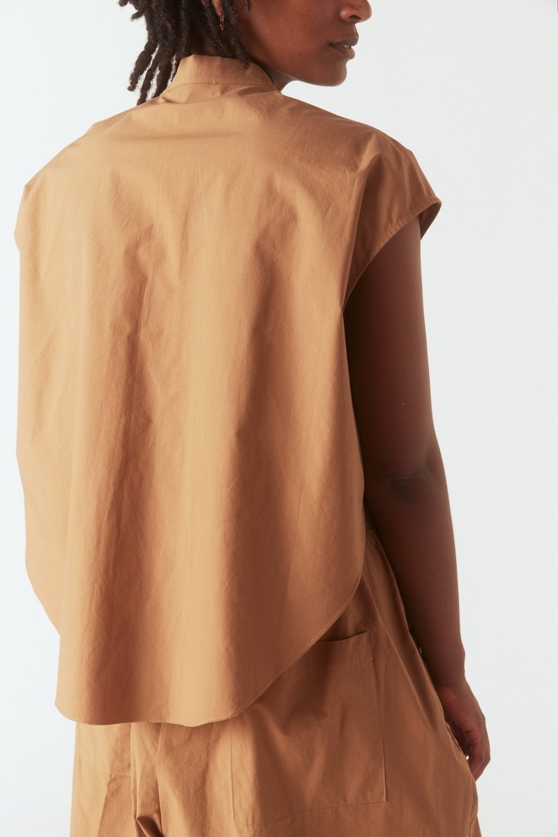 Short Sleeve Button Up in Sierra - Soochie - Modern Weaving