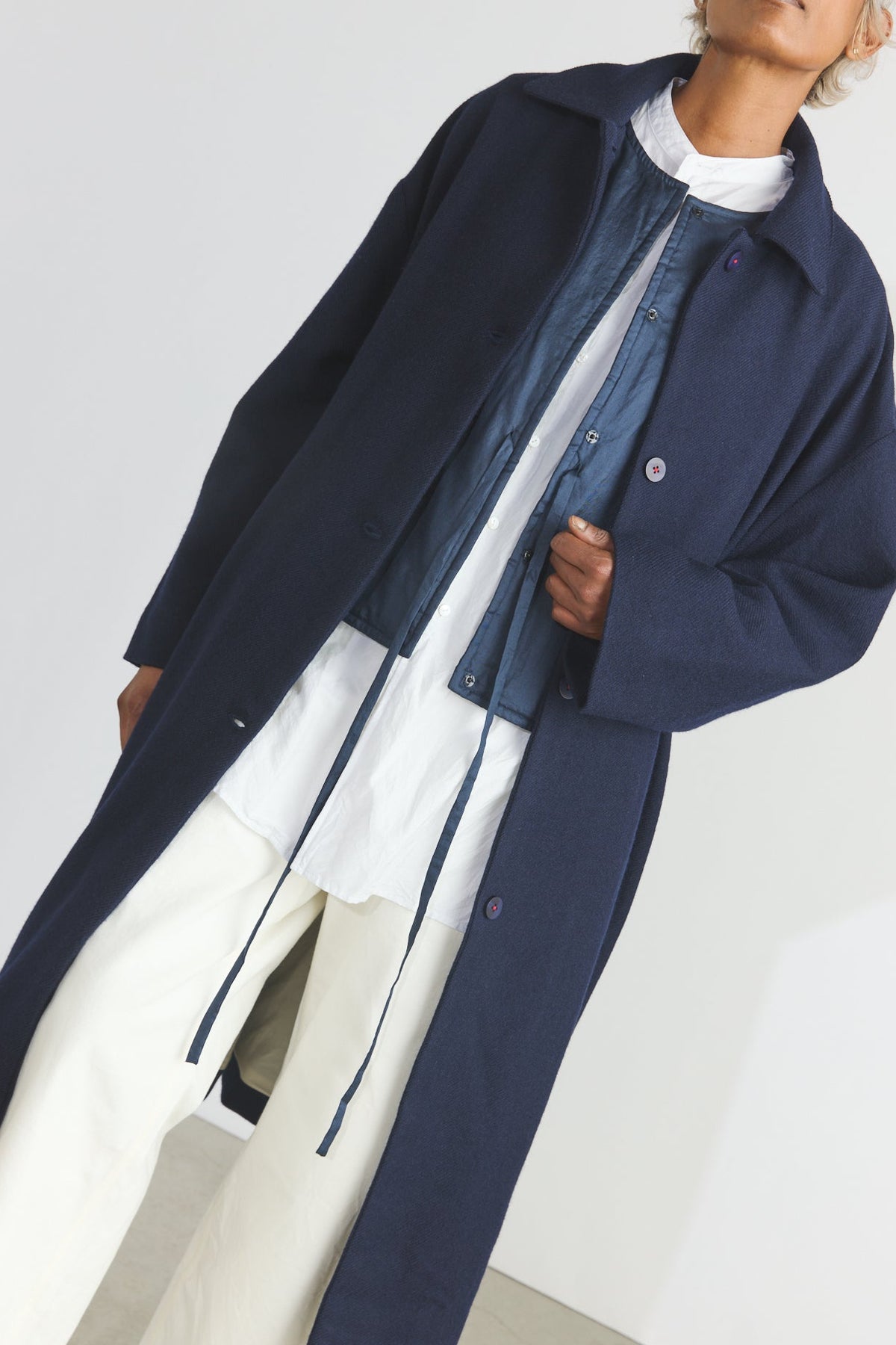 Steve Merino Coat - Dark Ultramarine