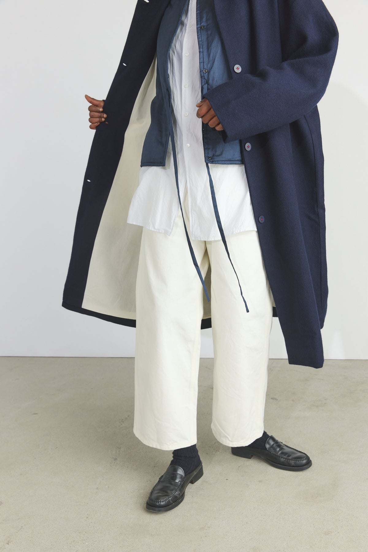 Steve Merino Coat - Dark Ultramarine