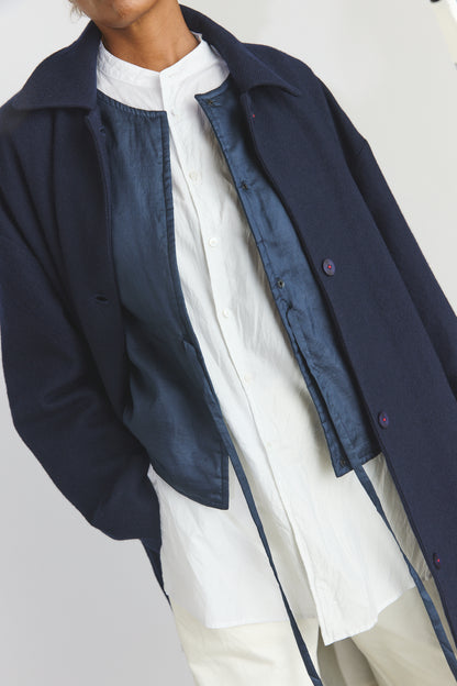 Steve Merino Coat - Dark Ultramarine