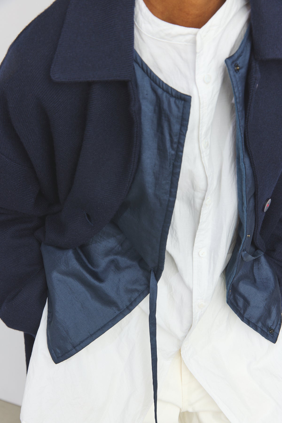 Steve Merino Coat - Dark Ultramarine