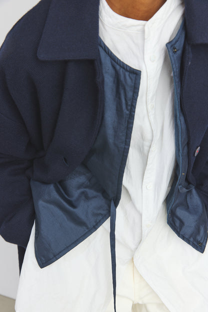 Steve Merino Coat - Dark Ultramarine