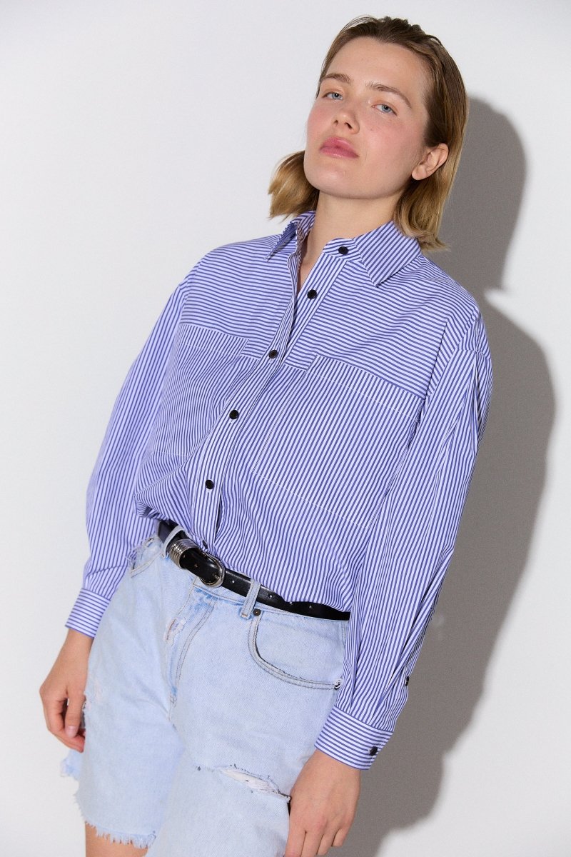 Thin Stripe Shirt - Soochie - Kas Maria