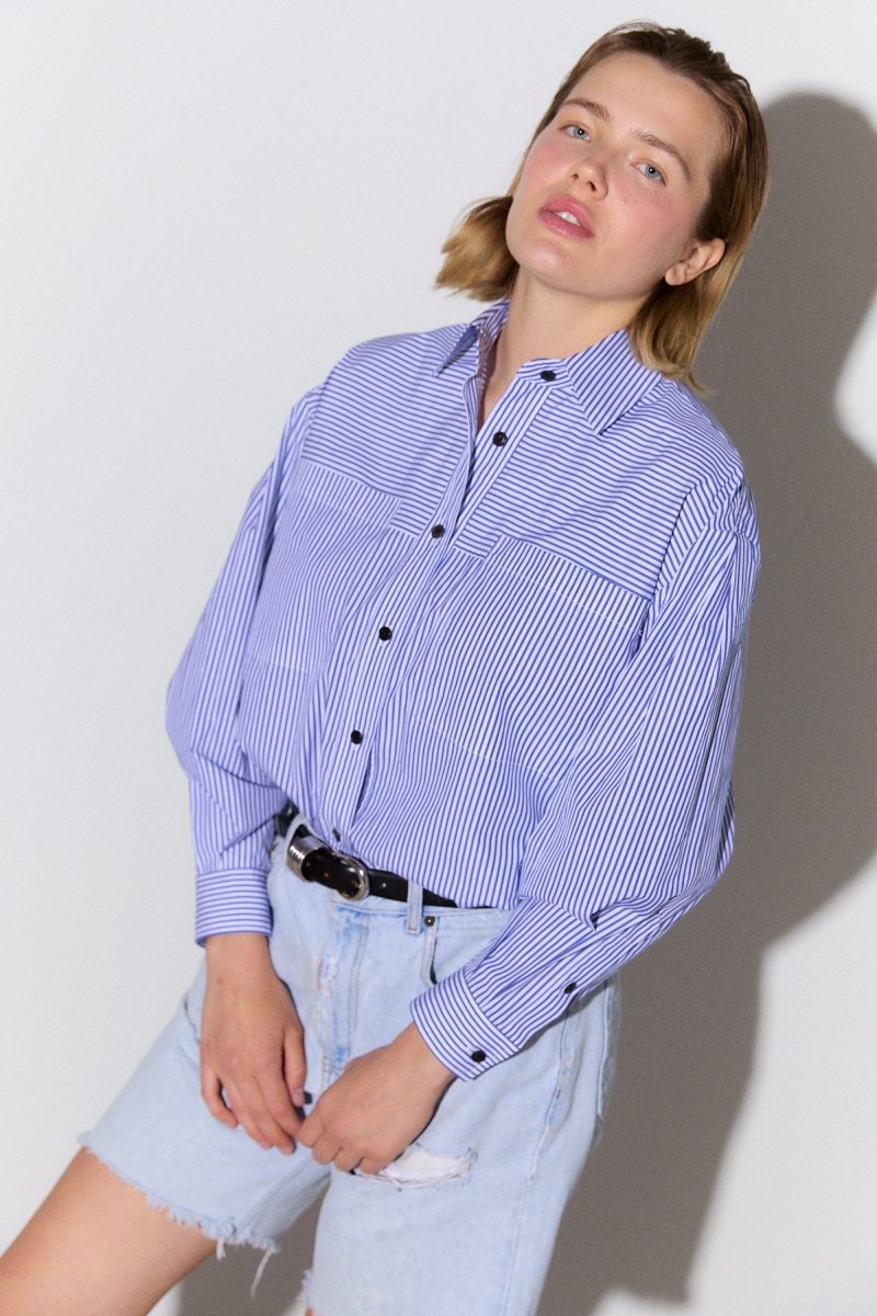 Thin Stripe Shirt - Soochie - Kas Maria