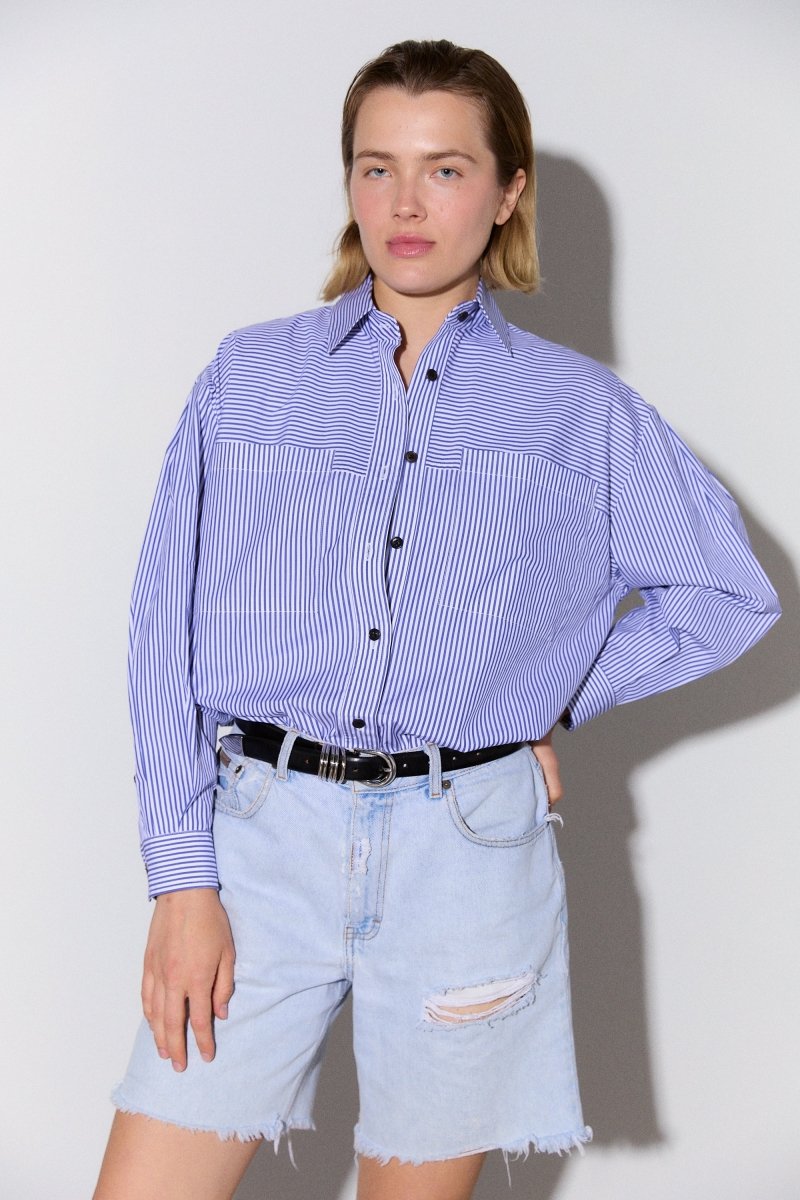 Thin Stripe Shirt - Soochie - Kas Maria