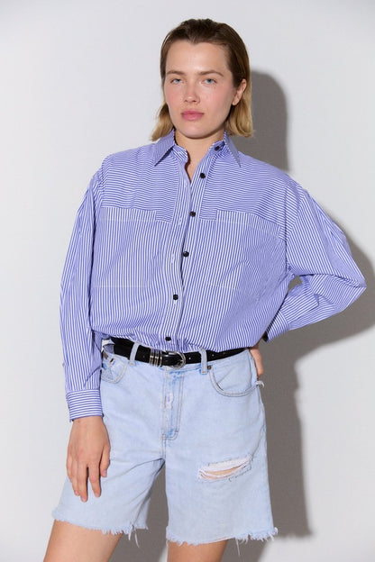 Thin Stripe Shirt - Soochie - Kas Maria