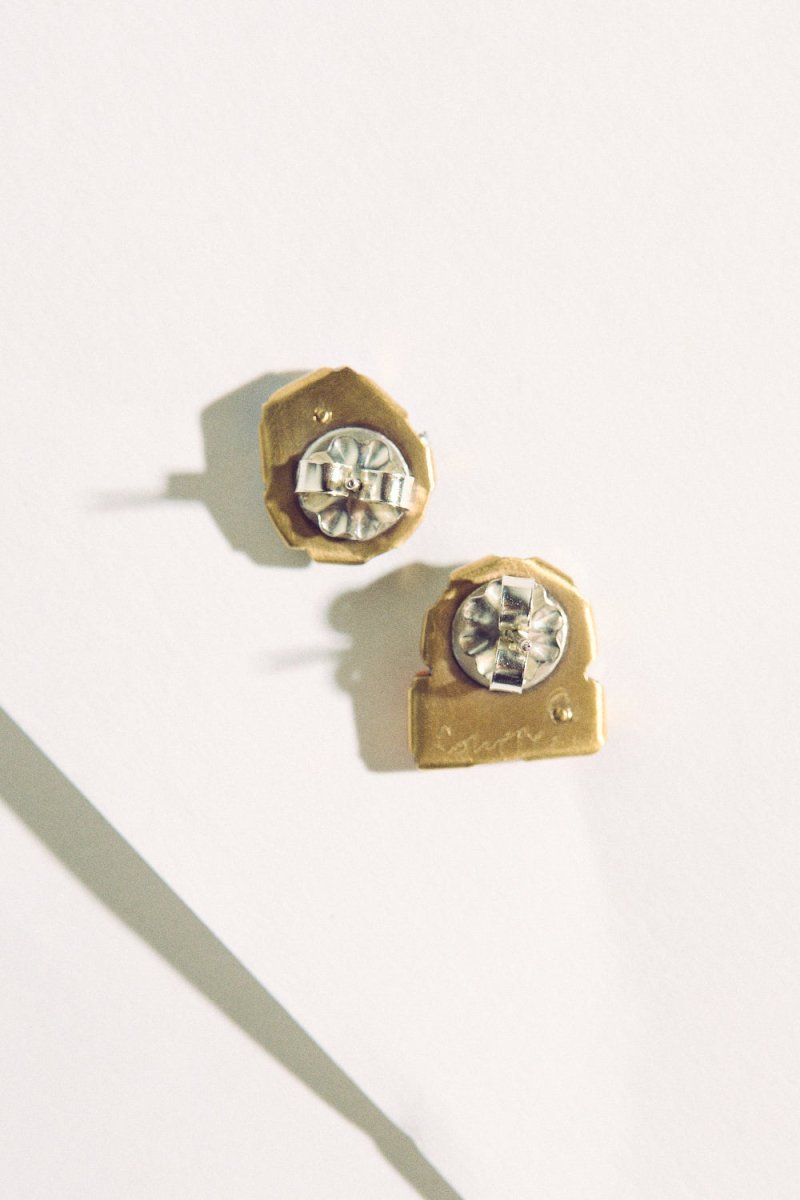 Tiny Studs - Orange, Purple & Green - Soochie - Nikki Couppee