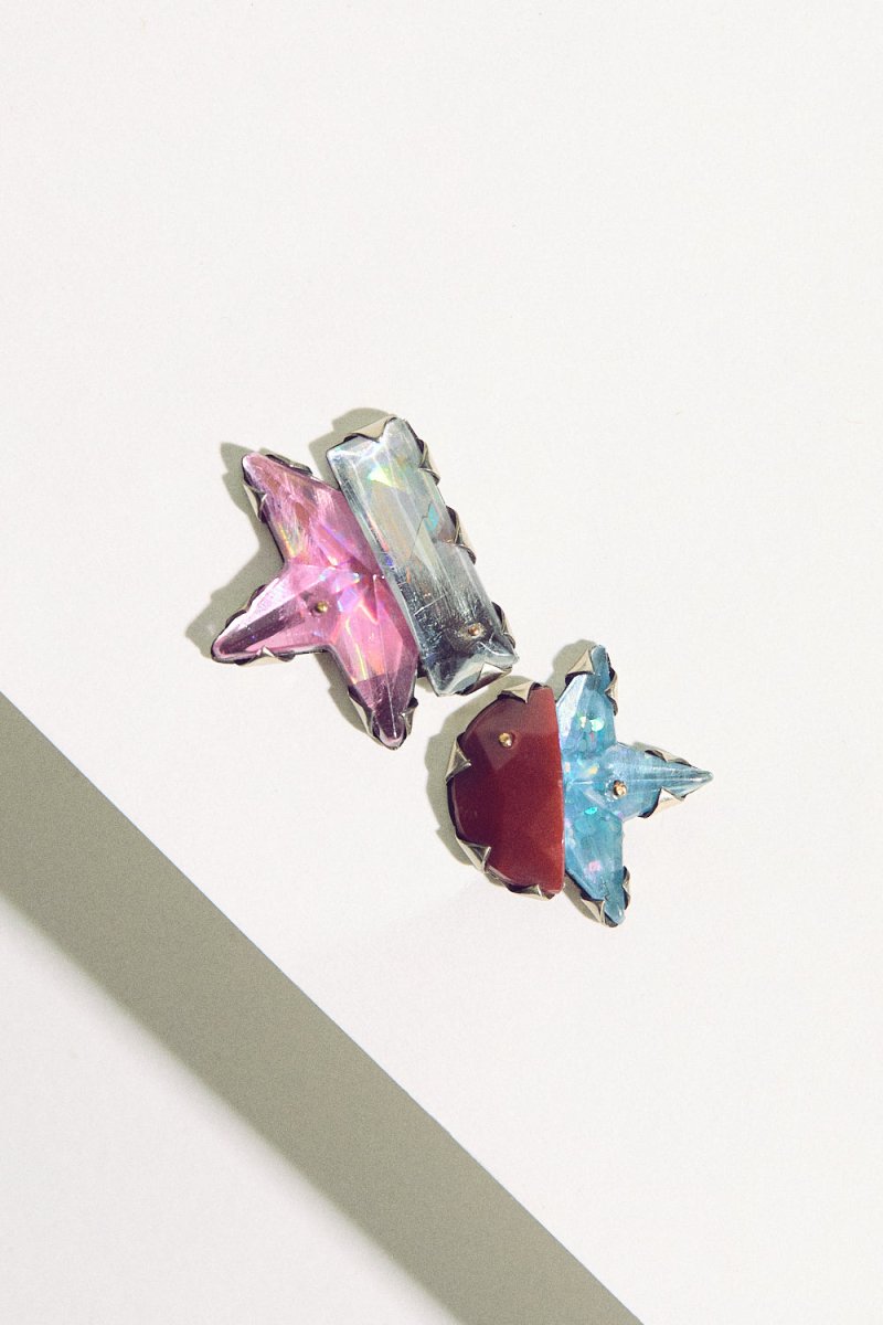 Tiny Studs - Pink, Blue & Red - Soochie - Nikki Couppee