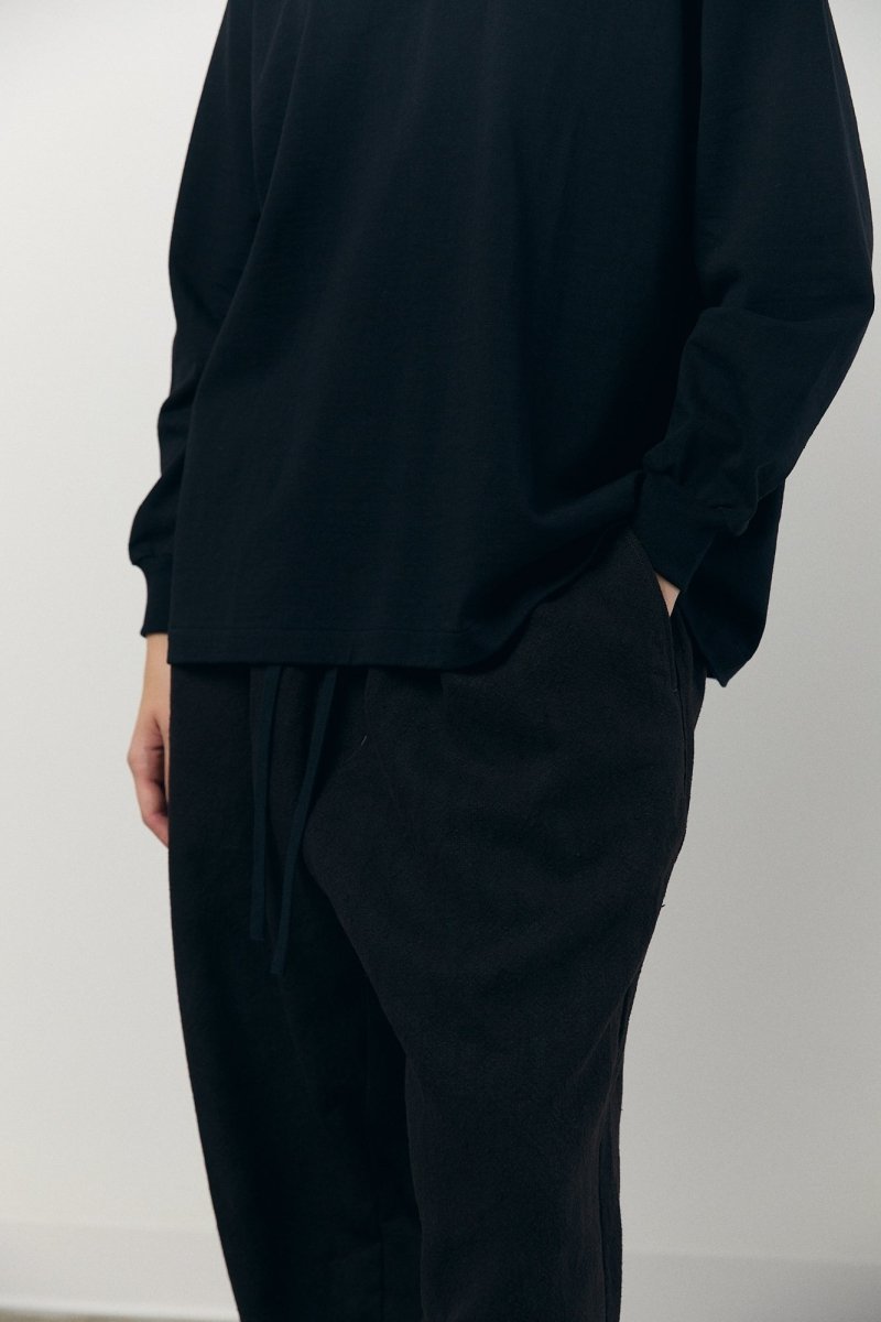 Tube Long Sleeve T-Shirt in Black - Soochie - Yoko Sakamoto