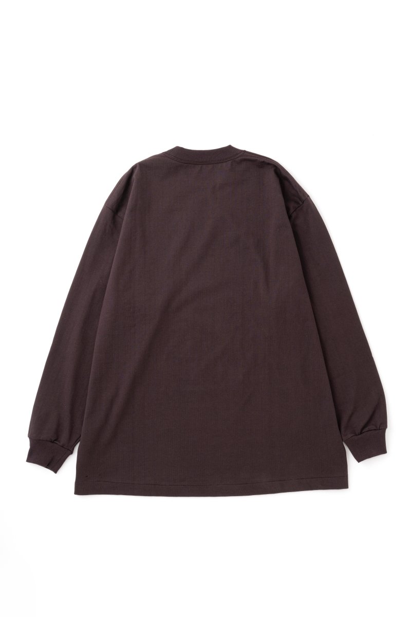 Tube Long Sleeve T-Shirt in Brown - Soochie - Yoko Sakamoto