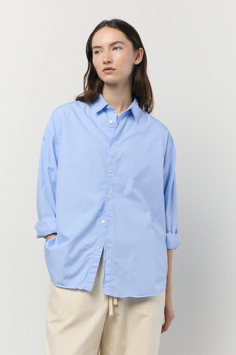 Unisex Shirt in Sax - Soochie - Véritécoeur