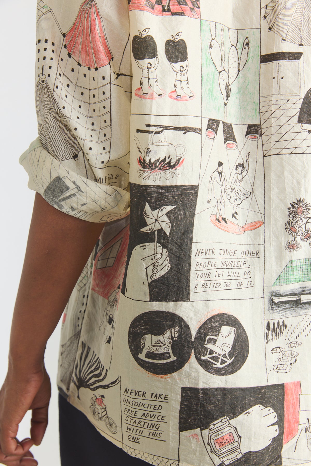 Walter Silk Blouse - Life Lessons