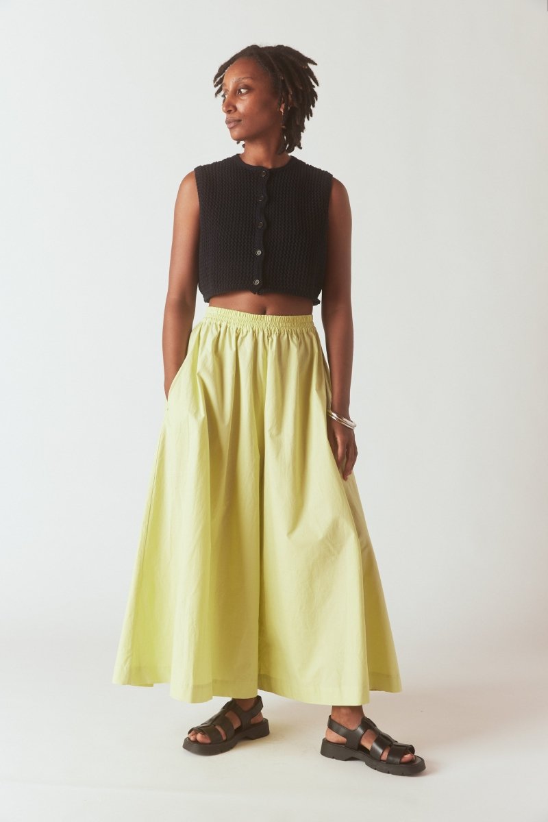 Wide Culotte in Citra - Soochie - Modern Weaving