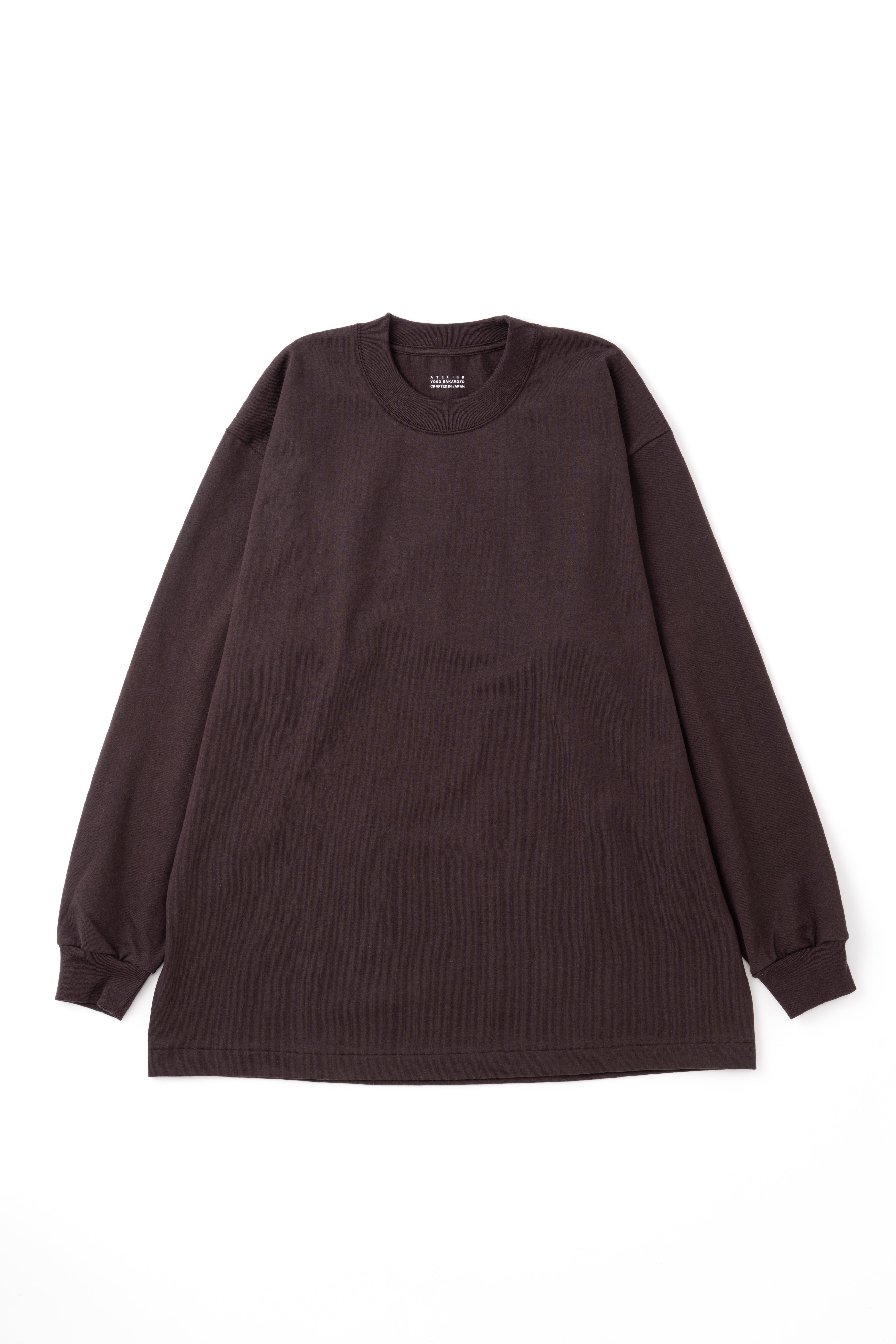 Tube Long Sleeve T-Shirt in Brown