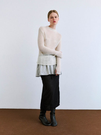 Yubi Sweater in Chalk - Soochie - Rus